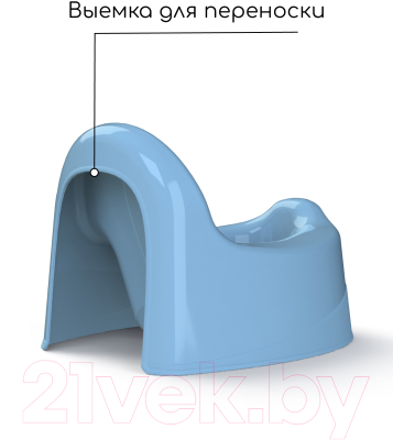 Детский горшок Amarobaby Elect / AB221101El/19 (голубой)