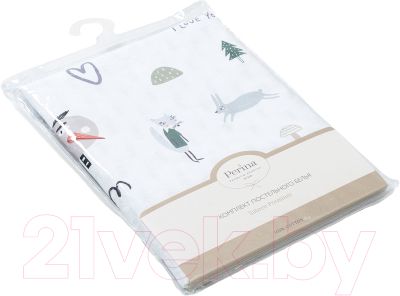 Комплект постельный для малышей Perina Forest Baby / FB3-01.1 - фото