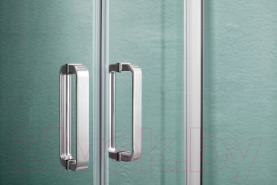 Душевой уголок Aquatek 90x90 / AQ ARI RO 09020CH (хром/прозрачное стекло)