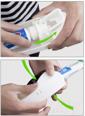 Зажим для зубной пасты Saniteco HC1136B