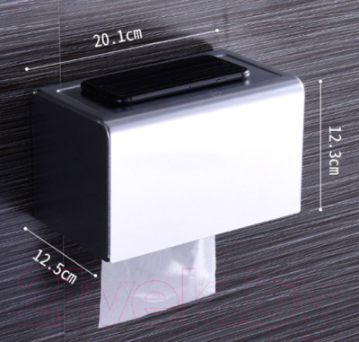 Держатель для туалетной бумаги Saniteco HC4963W