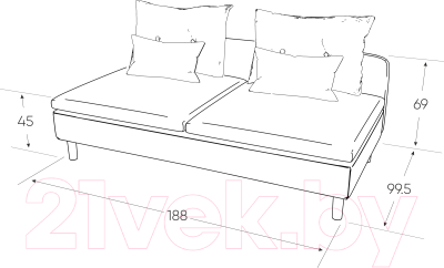 Диван Mio Tesoro Линту