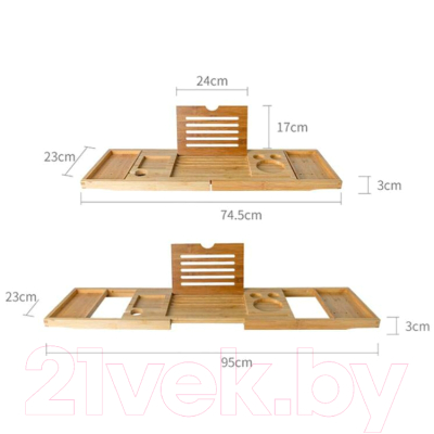 Полка на ванну Saniteco TBD04269883