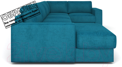 Диван П-образный Rivalli Дискавери + оттоманка левая + угловая секция + кресло секц.