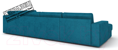 Диван П-образный Rivalli Дискавери + оттоманка левая + угловая секция + кресло секц.