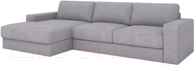 Диван угловой Rivalli Дискавери + оттоманка левая - фото