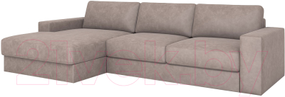 Диван угловой Rivalli Дискавери + оттоманка левая - фото