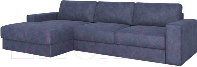 Диван угловой Rivalli Дискавери + оттоманка левая - фото