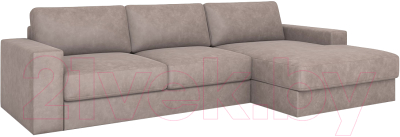 Диван угловой Rivalli Дискавери + оттоманка правая - фото