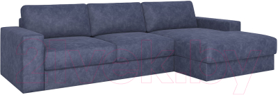Диван угловой Rivalli Дискавери + оттоманка правая - фото