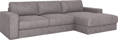 Диван угловой Rivalli Дискавери + оттоманка правая - фото