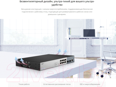 Коммутатор FS S3150-8T2FP