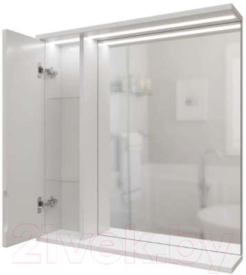 Шкаф с зеркалом для ванной Mixline Лайн 60 553010