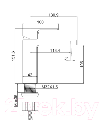 Смеситель Ekko EM1082-2