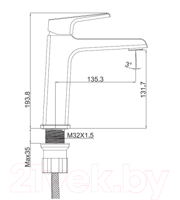 Смеситель Ekko EM1172