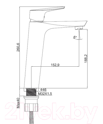 Смеситель Ekko EM1173-8
