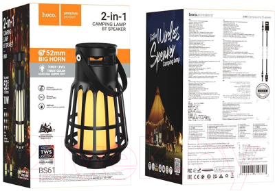 Портативная колонка Hoco BS61 (черный)