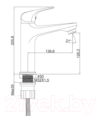 Смеситель Ekko EM1177