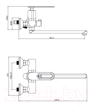 Смеситель Ekko EM2279