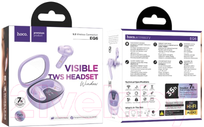 Беспроводные наушники Hoco EQ6 TWS