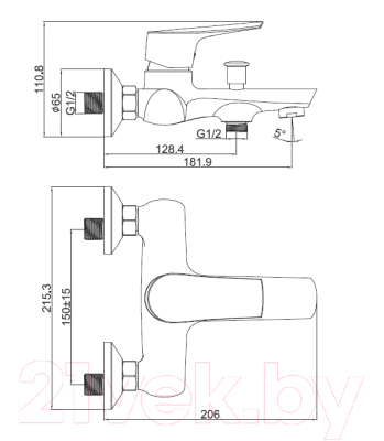 Смеситель Ekko EM3273-8