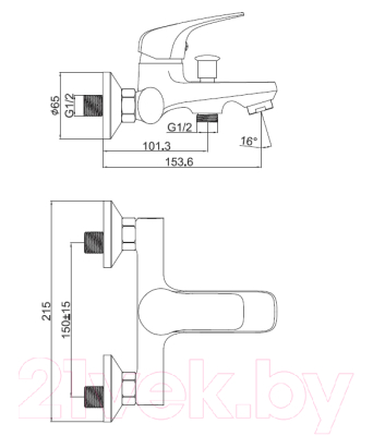 Смеситель Ekko EM3277