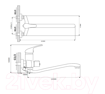 Смеситель Ekko EM2216