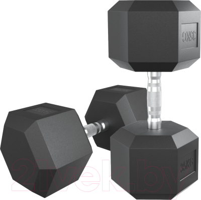 Гантель UNIX Fit DBHEX35 (35кг) - фото