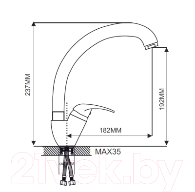 Смеситель Ekko EM4103