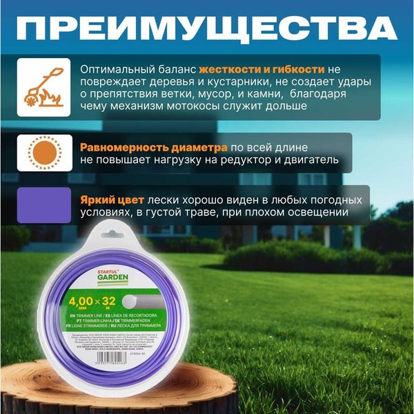 Леска для триммера Startul ST6054-40