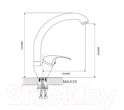 Смеситель Ekko EM4116