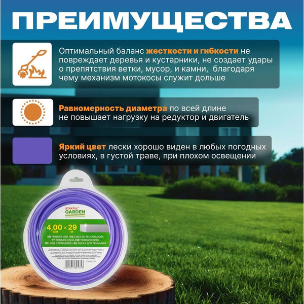Леска для триммера Startul ST6057-40