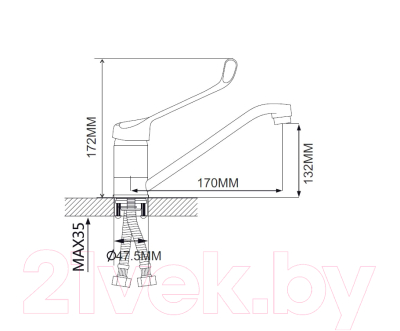 Смеситель Ekko EM4254