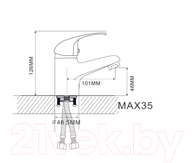 Смеситель Ekko EM1016