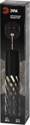 Потолочный светильник ЭРА PL28 BK MR16 GU10 / Б0061369