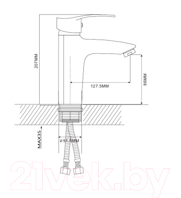 Смеситель Ekko EM1070