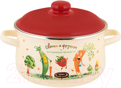 Кастрюля Appetite Веселые овощи 1с45я