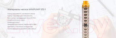Скважинный насос Maxpump STS 1