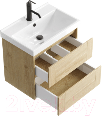 Тумба с умывальником Aqwella Astrid / AST0106DD (дуб давос)