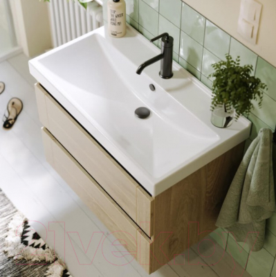 Тумба с умывальником Aqwella Astrid / AST0108DD (дуб давос)