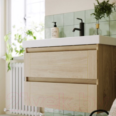 Тумба с умывальником Aqwella Astrid / AST0108DD (дуб давос)