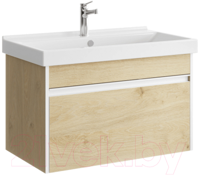 Тумба с умывальником Aqwella Urban / URB0108DD (дуб давос) - фото