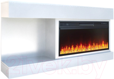 Каминокомплект Смолком Optima V42 Vision 42 LED (бьянко белый)