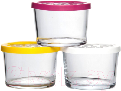 Набор емкостей для хранения Pasabahce Бейзик 98740/1113701 - фото