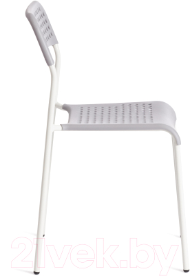 Стул Tetchair Adde C-049 (серый/белый)