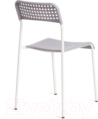 Стул Tetchair Adde C-049 (серый/белый)