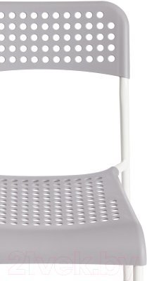 Стул Tetchair Adde C-049 (серый/белый)