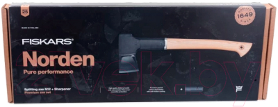 Топор-колун Fiskars Norden N12 + точилка