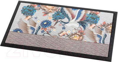 Коврик грязезащитный Multy Home Soft Step Lima Oriental Birds 45x75 / EU5000350 - фото