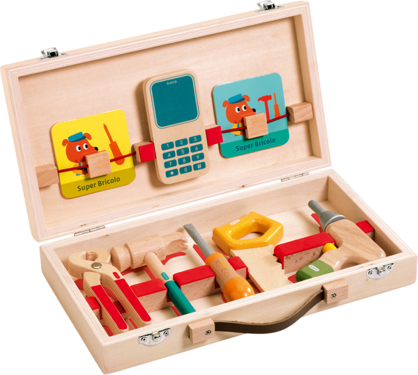 Набор инструментов игрушечный Djeco Столяр / DJ06500 - фото